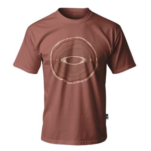 Camiseta Masculina Oakley Woody Ellipse Tee Flame Red-FOA408082-4CH- -1-